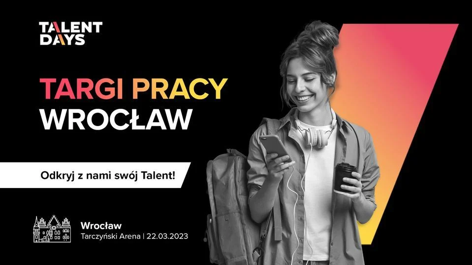 Targi Pracy - Talent Days Wrocław 2023. Grafika należy do https://talentdays.pl